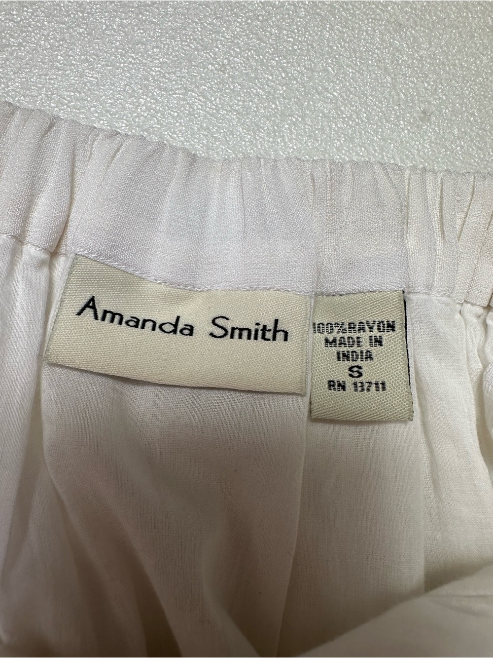 Amanda Smith Cream Maxi Skirt with Subtle Floral Embroidery - Picture 10 of 10